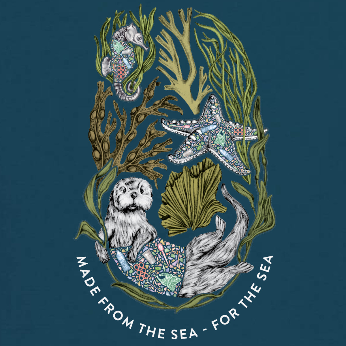 Unisex SeaBlend T-Shirt - Deep Ocean Blue