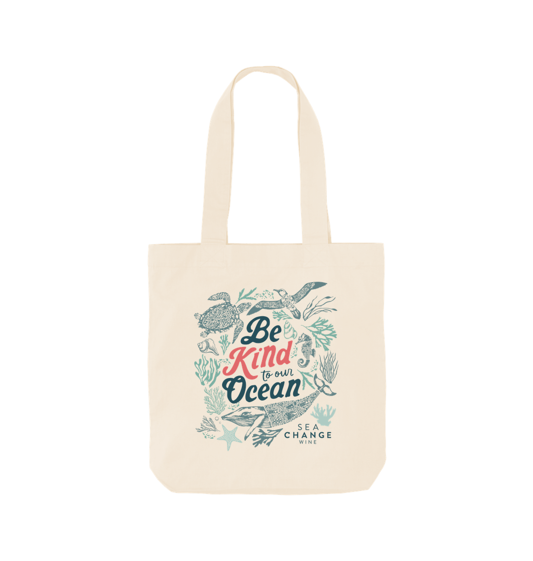 Natural Printed Bag Front