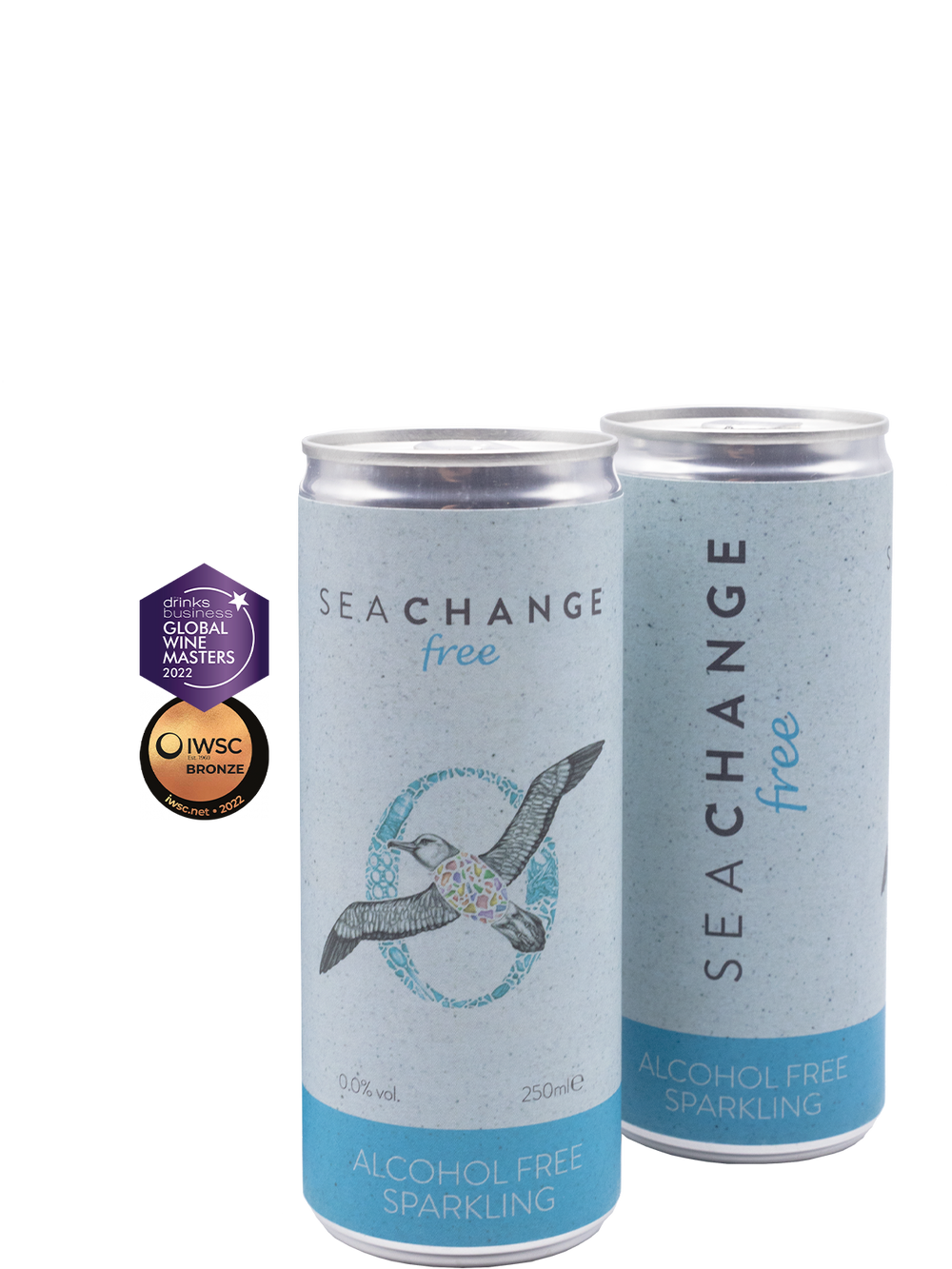 Sea Change Free - Alcohol Free Sparkling Cans - 24 Pack